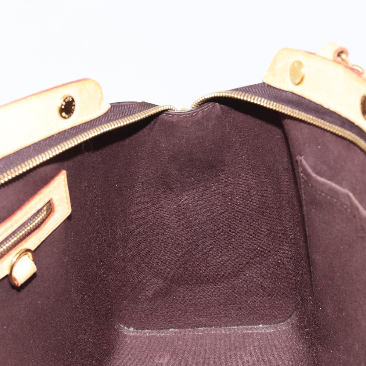 LOUIS VUITTON Monogram Vernis Blair MM Bag 2way Amarante M91619 LV Auth 187272A