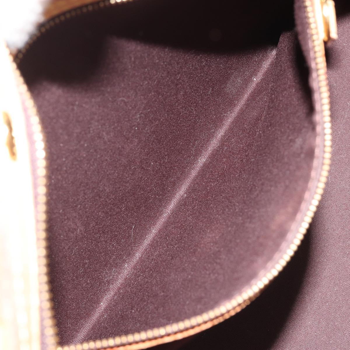 LOUIS VUITTON Monogram Vernis Blair MM Bag 2way Amarante M91619 LV Auth 187272A