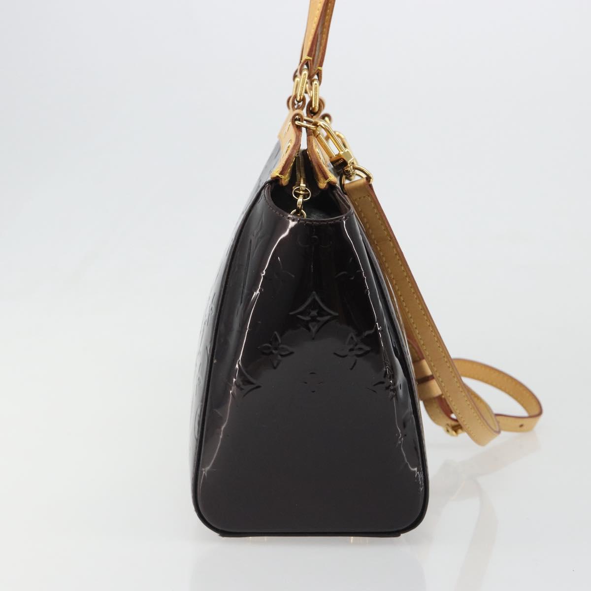 LOUIS VUITTON Monogram Vernis Blair MM Bag 2way Amarante M91619 LV Auth 187272A