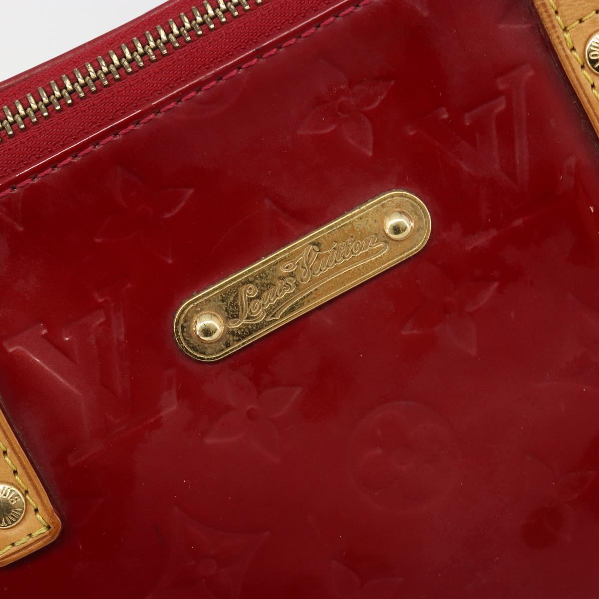 LOUIS VUITTON Monogram Vernis Bellevue PM Bag Pomme D'amour M93583 Auth 187275A