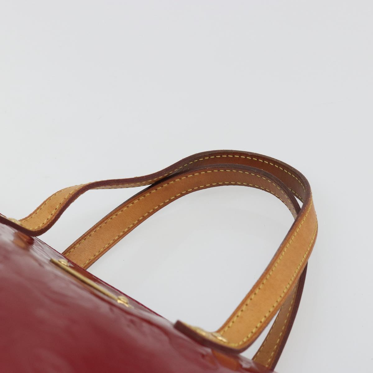 LOUIS VUITTON Monogram Vernis Bellevue PM Bag Pomme D'amour M93583 Auth 187275A
