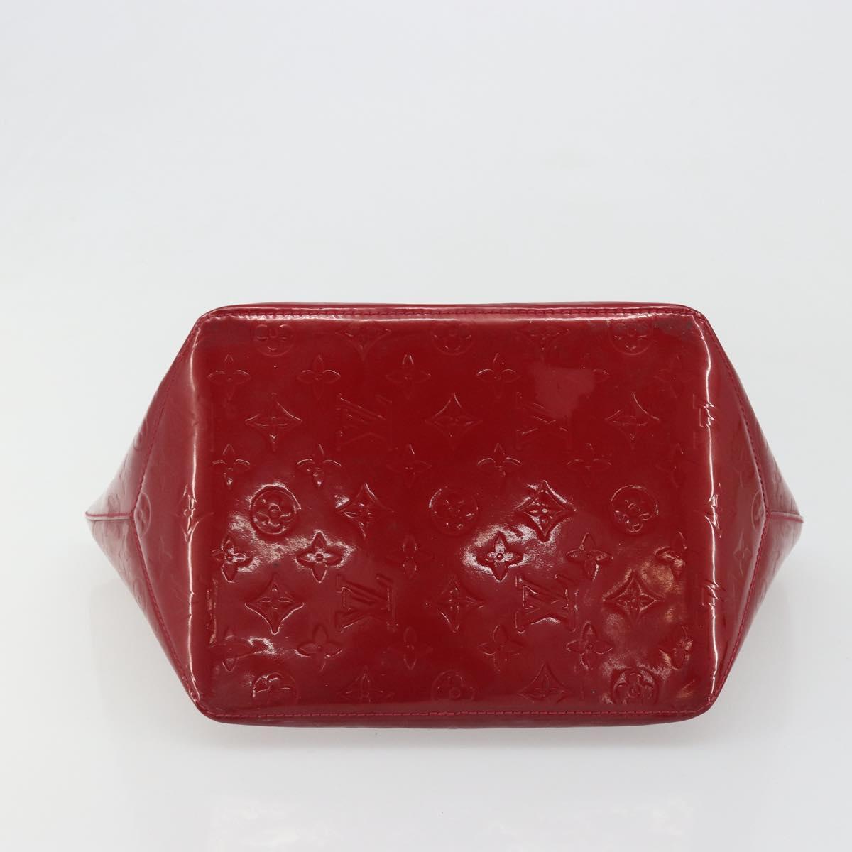 LOUIS VUITTON Monogram Vernis Bellevue PM Bag Pomme D'amour M93583 Auth 187275A