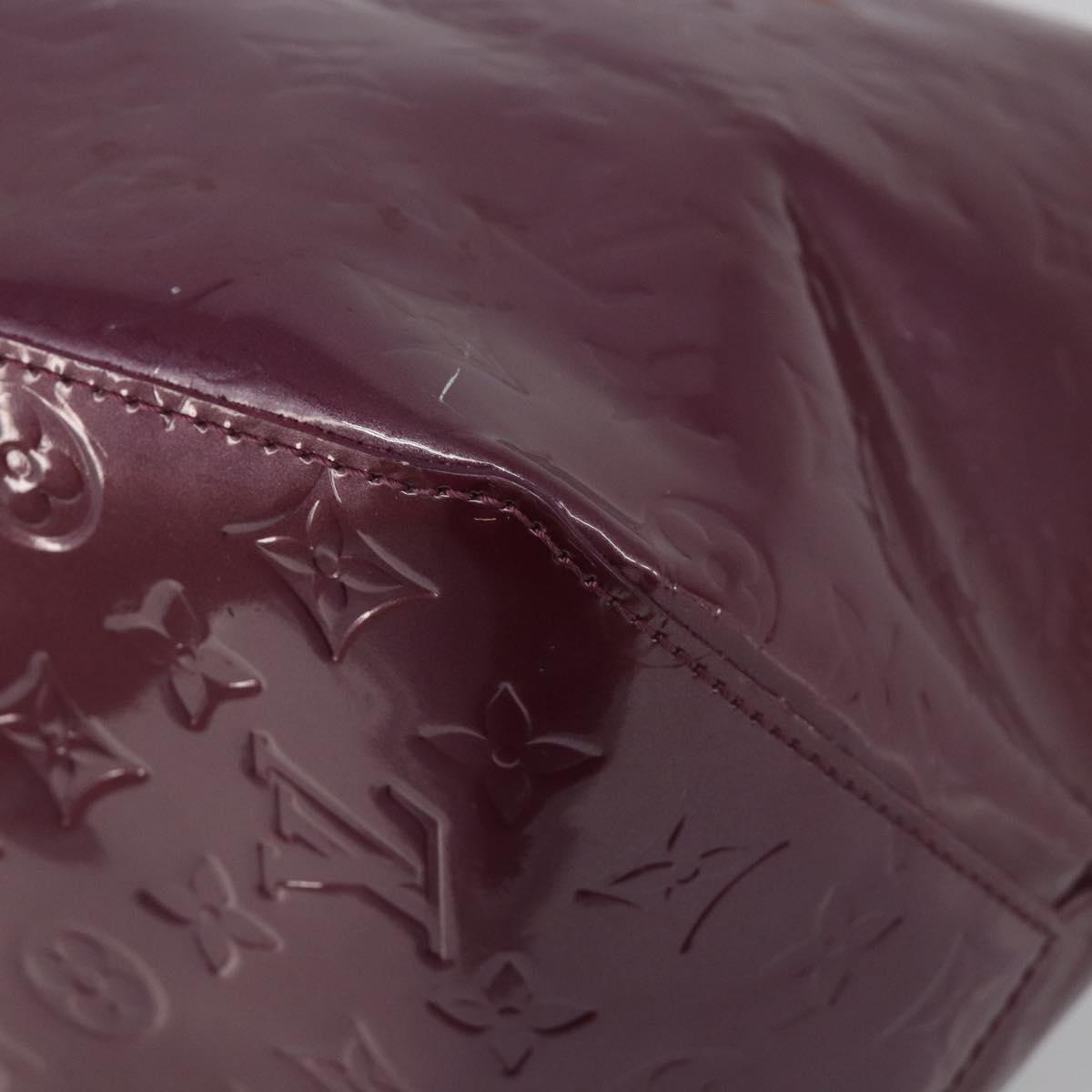 LOUIS VUITTON Monogram Vernis Bellevue GM Tote Bag Violet M93588 LV Auth 187276