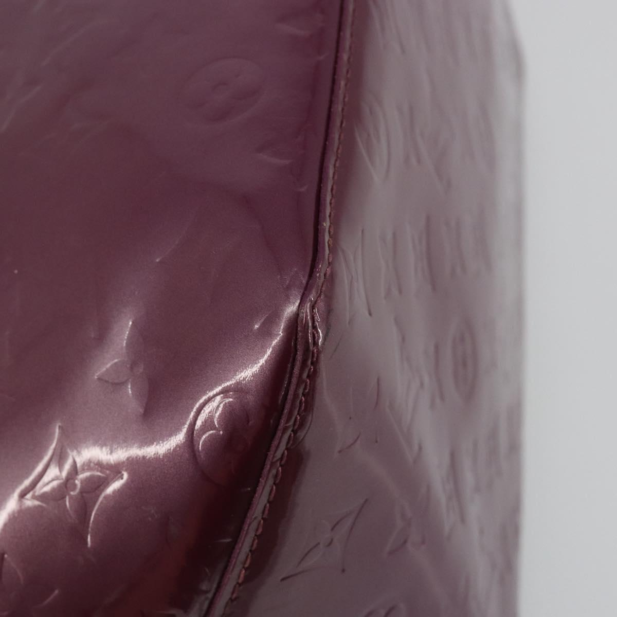 LOUIS VUITTON Monogram Vernis Bellevue GM Tote Bag Violet M93588 LV Auth 187276