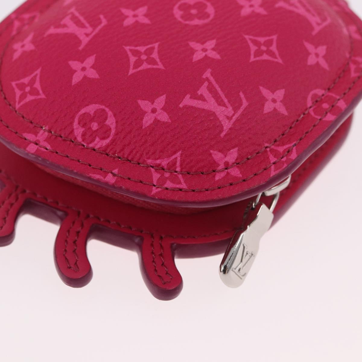 LOUIS VUITTON Monogram LV Club Charm Bag Charm Pink M02298 LV Auth 187287SM