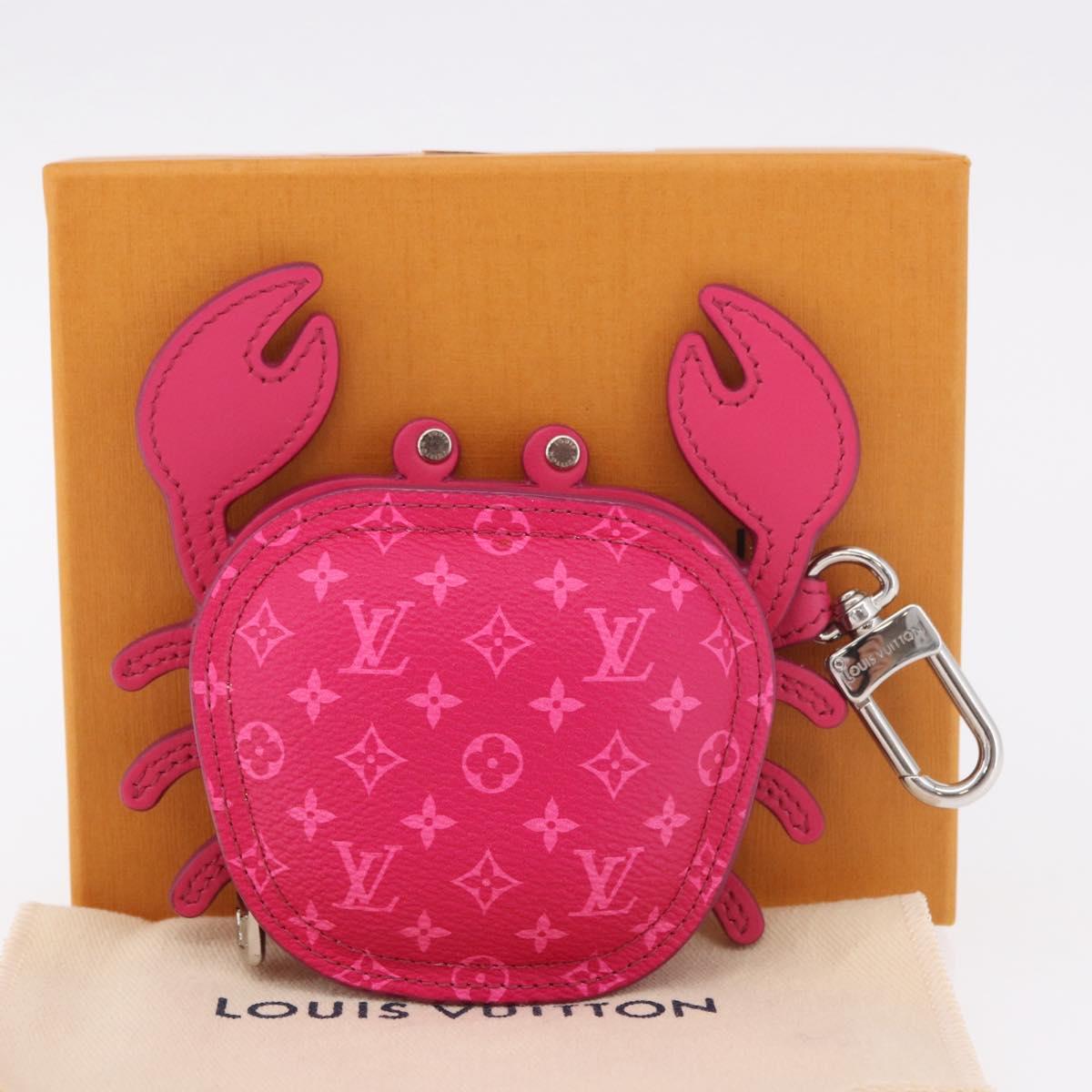 LOUIS VUITTON Monogram LV Club Charm Bag Charm Pink M02298 LV Auth 187287SM