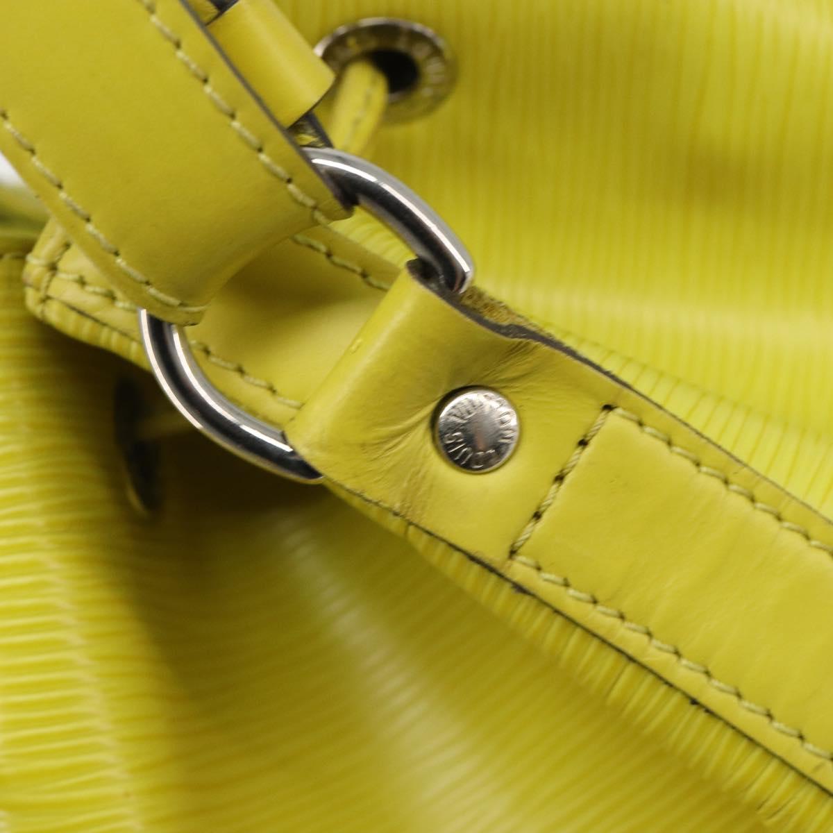 LOUIS VUITTON Epi Petit Noe Shoulder Bag Pistachian M40969 LV Auth 187291A