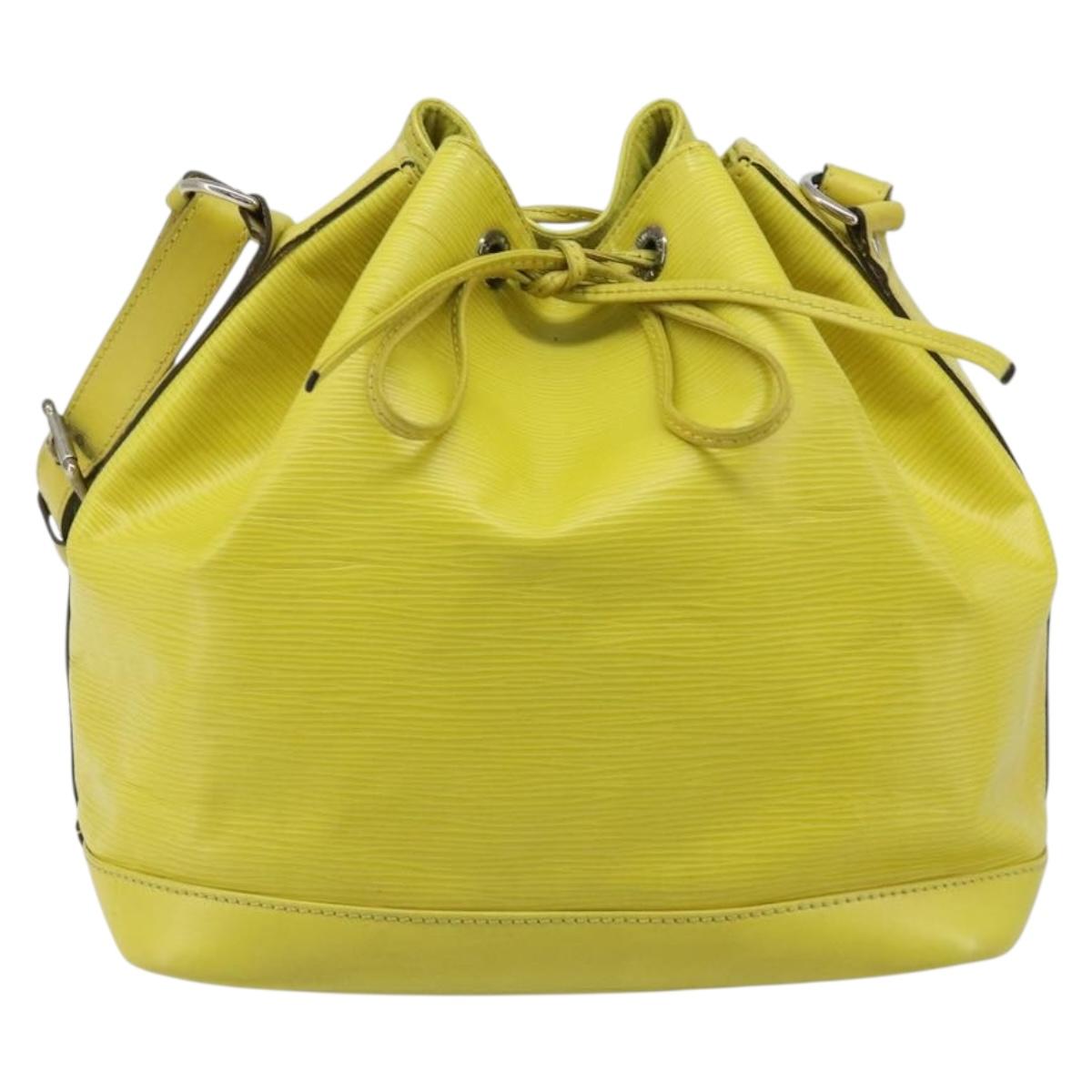 LOUIS VUITTON Epi Petit Noe Shoulder Bag Pistachian M40969 LV Auth 187291A