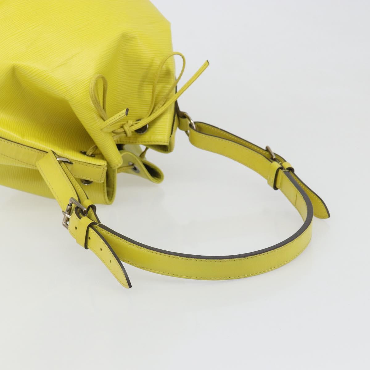 LOUIS VUITTON Epi Petit Noe Shoulder Bag Pistachian M40969 LV Auth 187291A