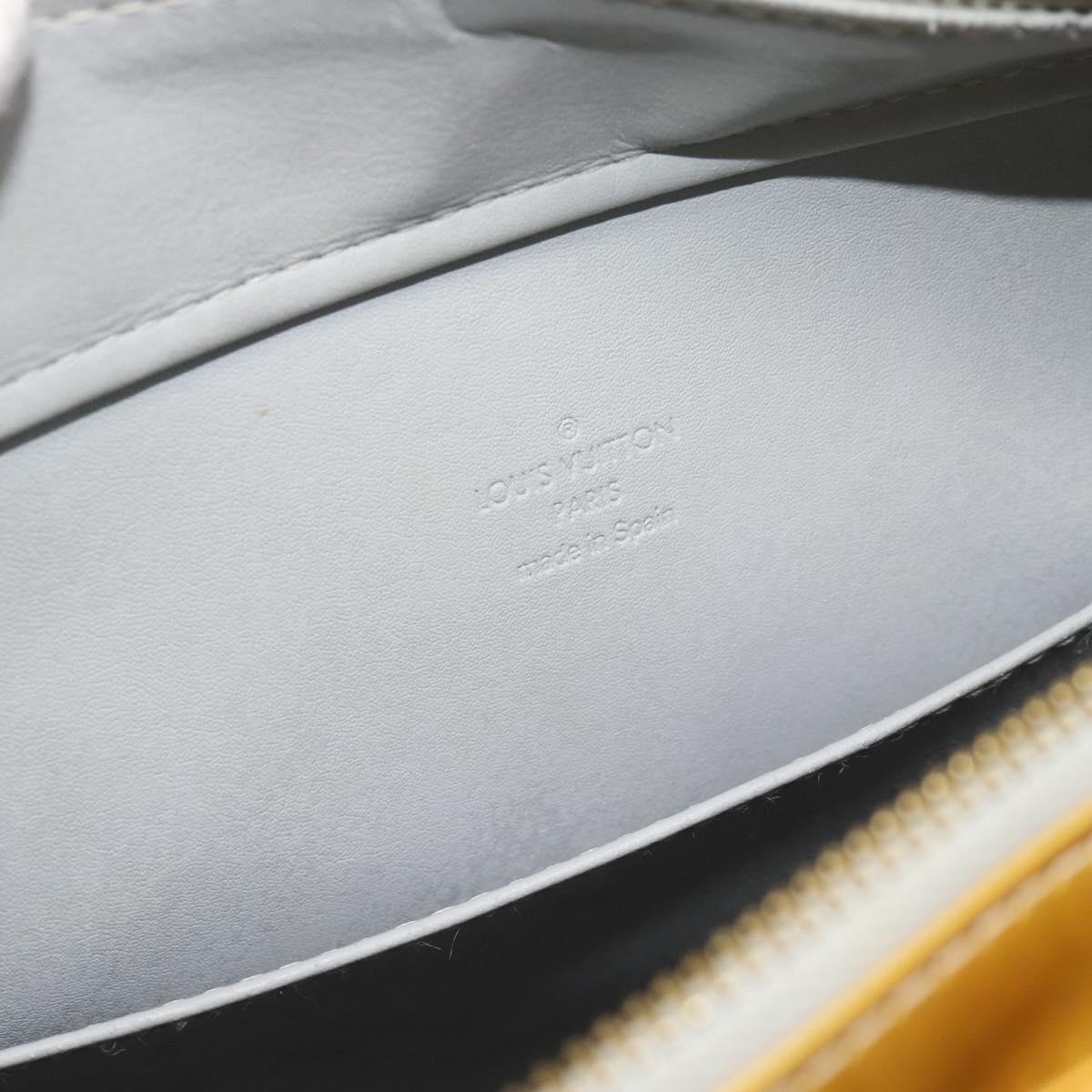 LOUIS VUITTON Monogram Vernis Columbus Tote Bag Gris M91028 LV Auth 187292
