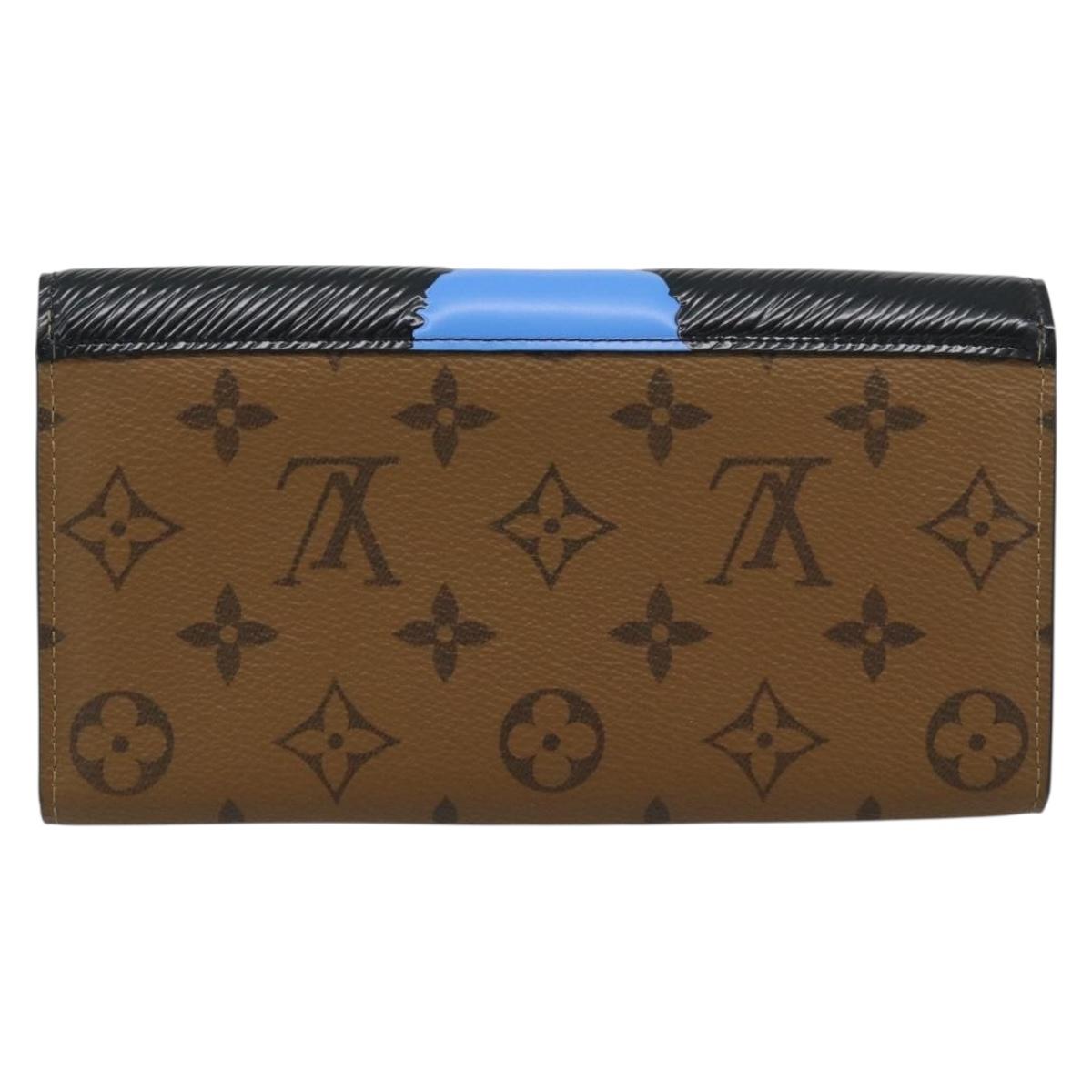 LOUIS VUITTON Monogram Reverse Portefeuille Sarah Wallet M67255 LV Auth 187295SM