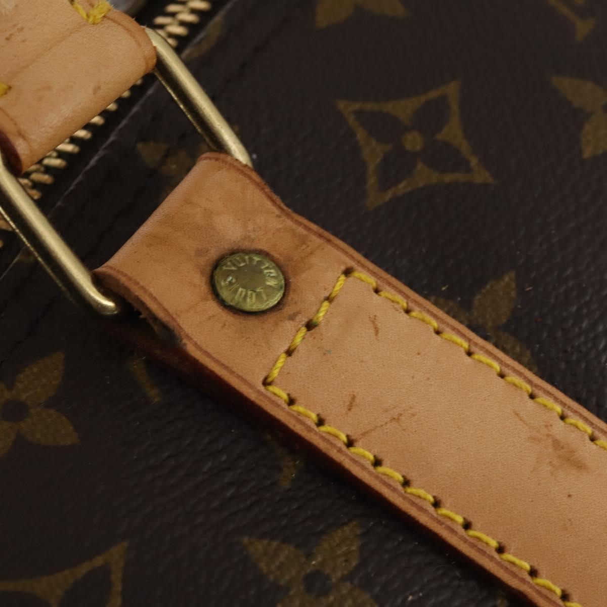 LOUIS VUITTON Monogram Keepall 60 Boston Bag M41422 LV Auth 187296V