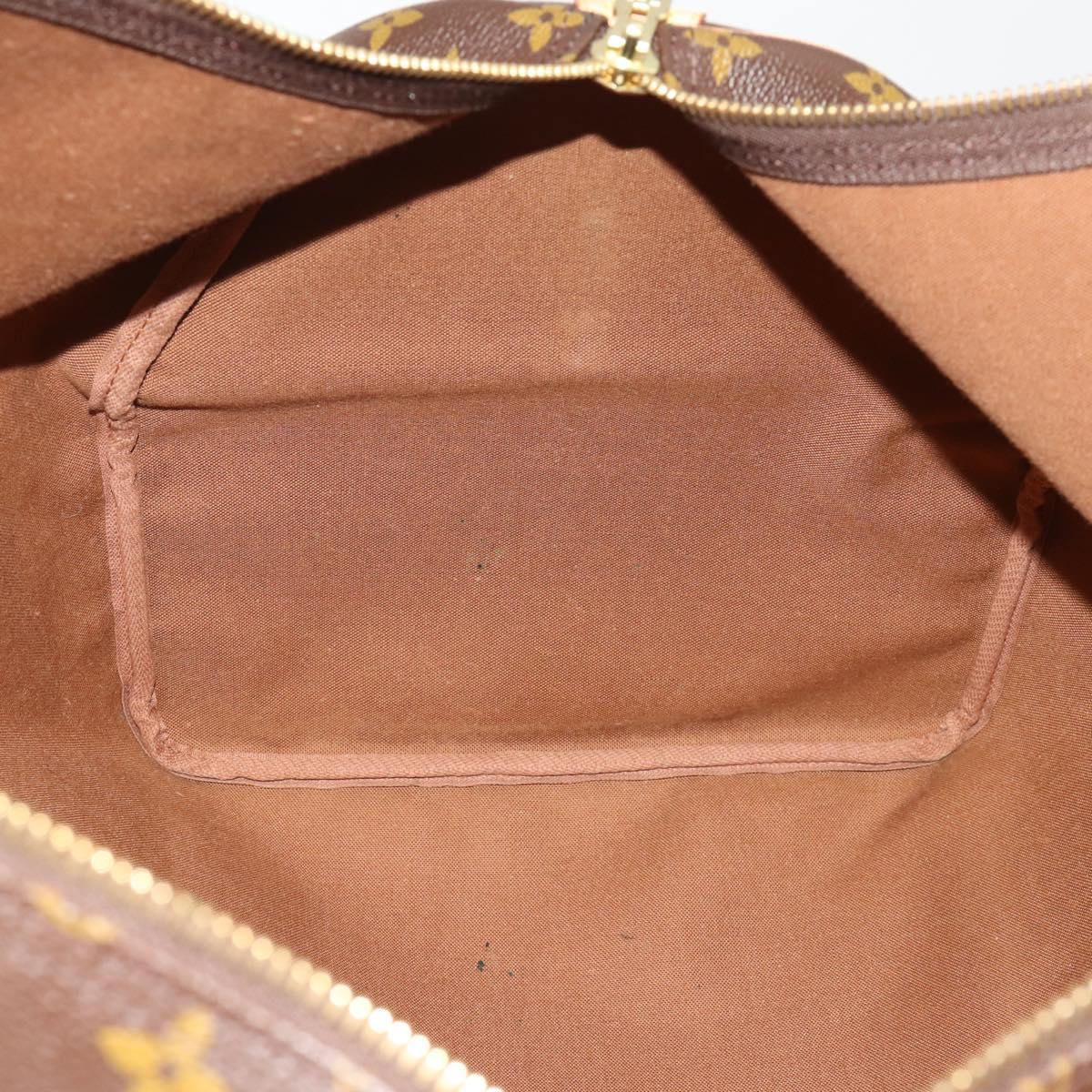 LOUIS VUITTON Monogram Keepall 60 Boston Bag M41422 LV Auth 187296V