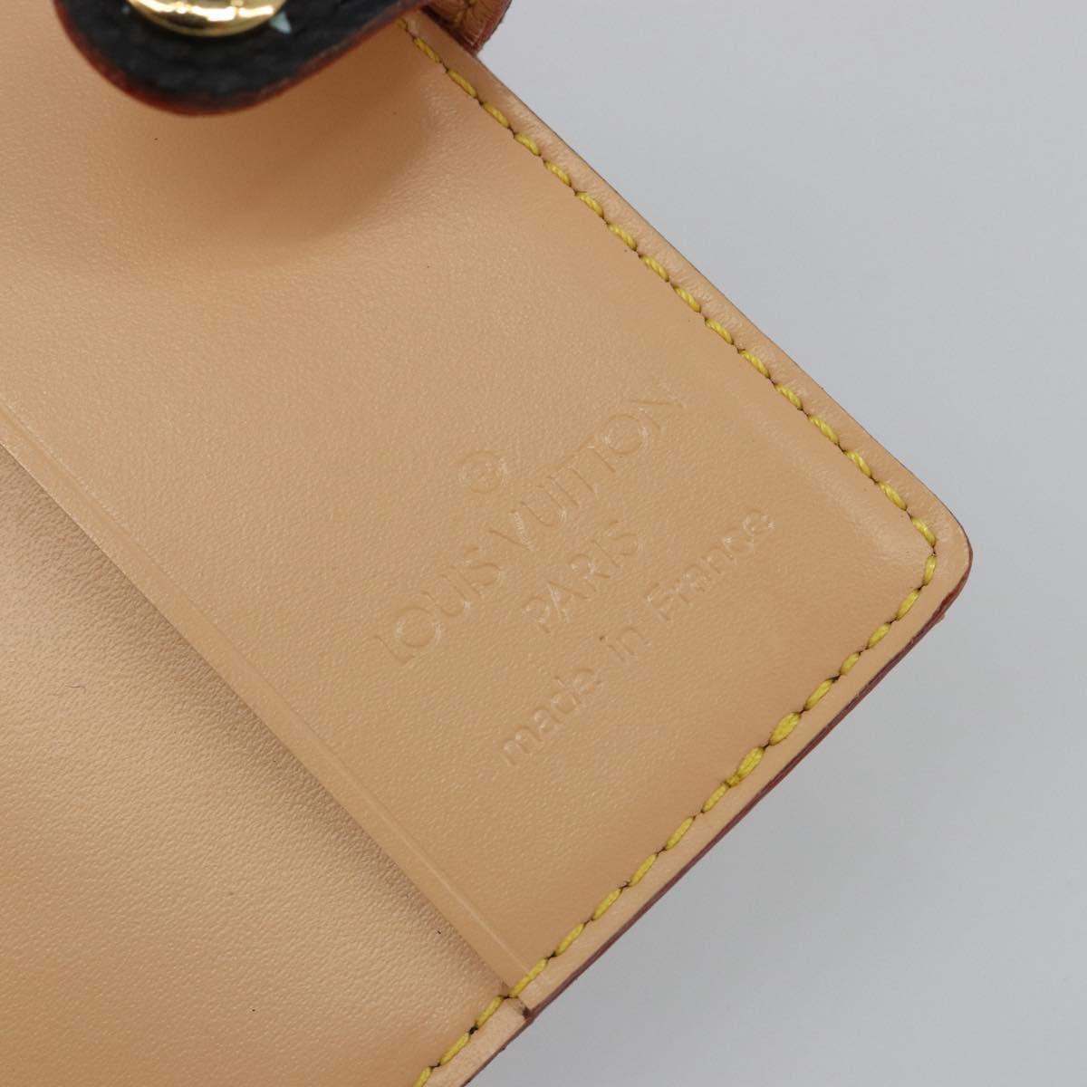 LOUIS VUITTON Multicolor Carnet de Val Mini Agenda Black M92652 Auth 187298V