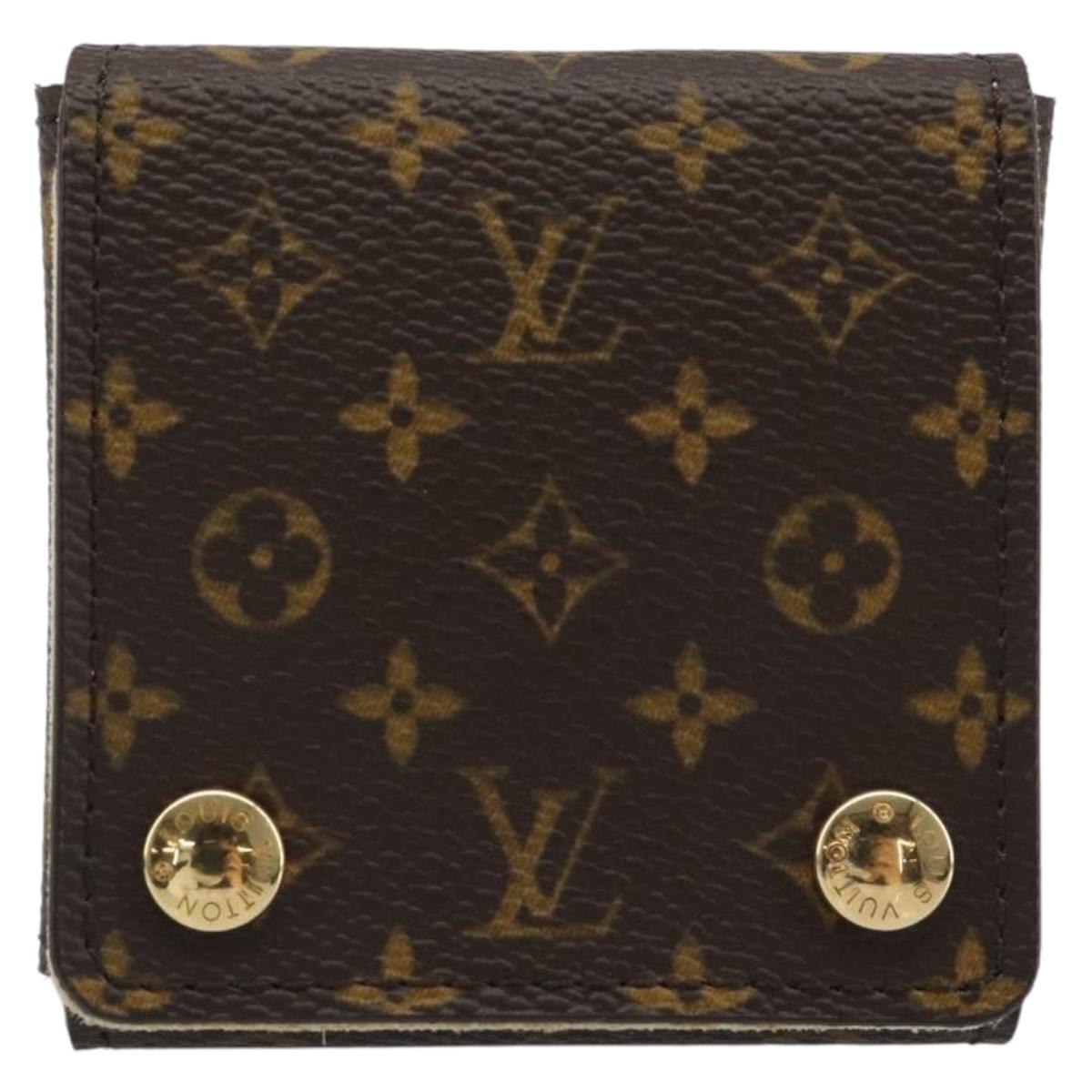 LOUIS VUITTON Monogram Jewelry case Jewelry Box LV Auth 187300V