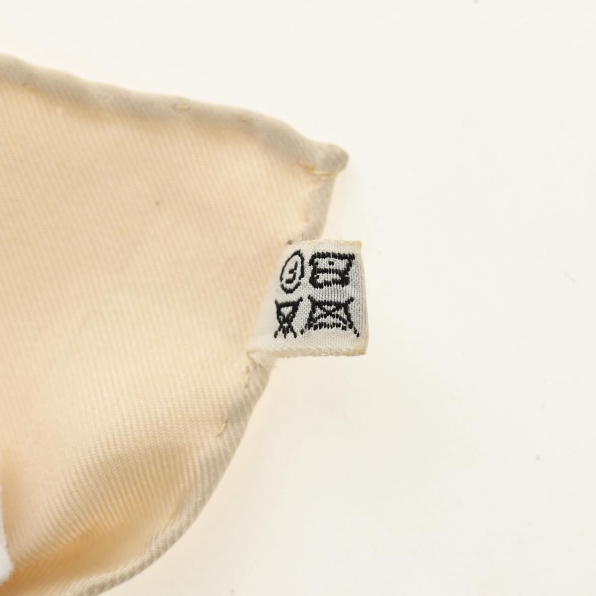 HERMES Carre 90 Scarf ""CARROSSIER"" Silk Brown Auth 187304