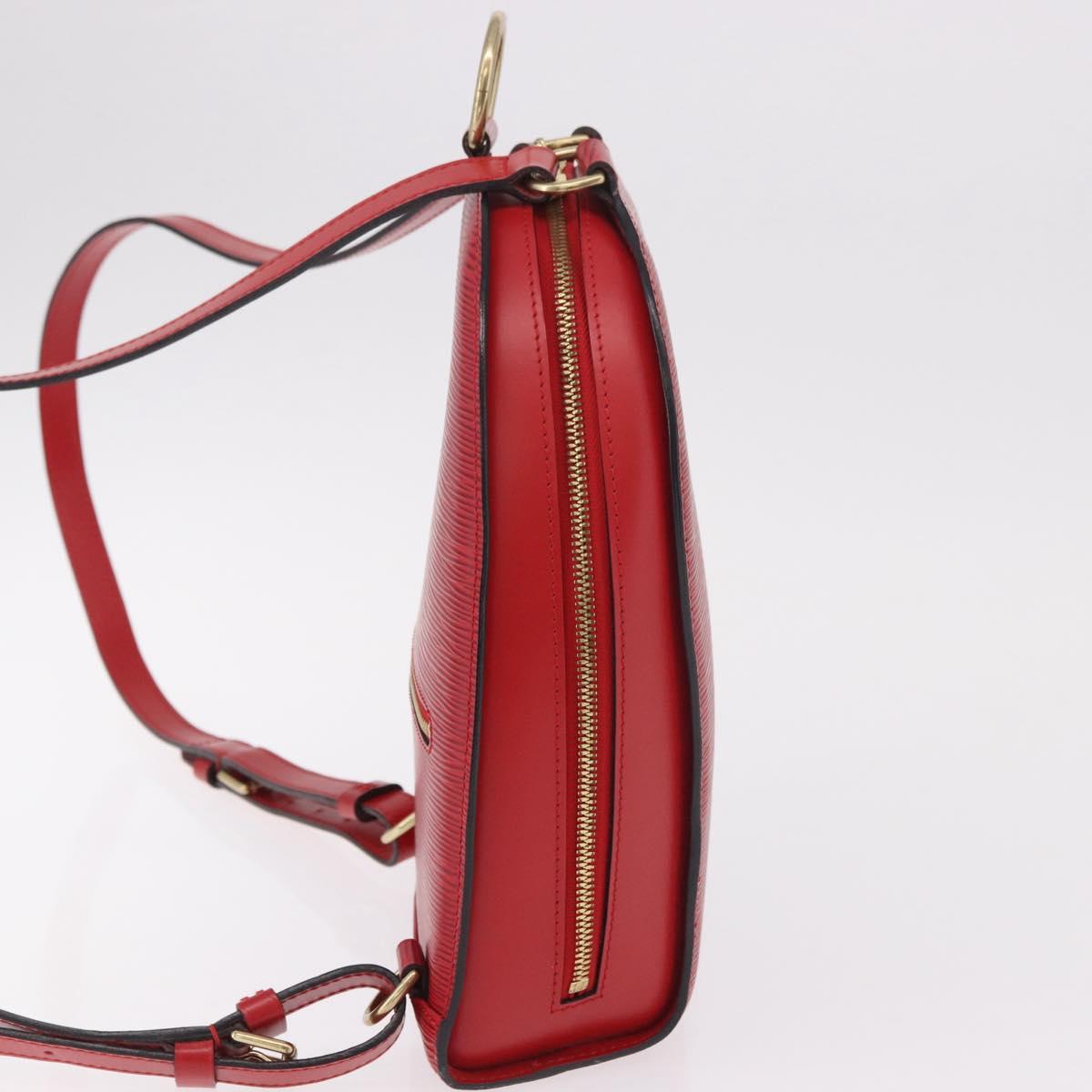 LOUIS VUITTON Epi Mabillon Backpack Castilian Red M52237 LV Auth 187305A