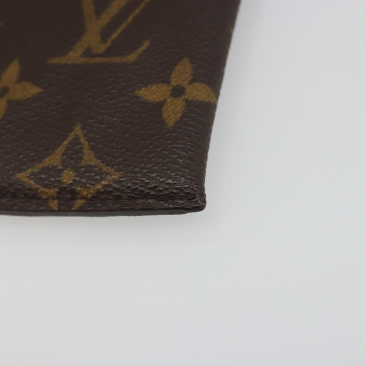 LOUIS VUITTON Monogram Etui Lunette MM Glasses Case M66544 LV Auth 187308V