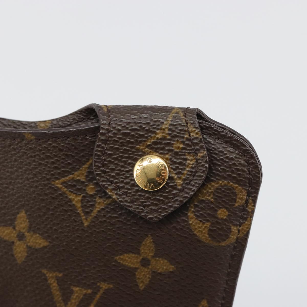 LOUIS VUITTON Monogram Etui Lunette MM Glasses Case M66544 LV Auth 187308V