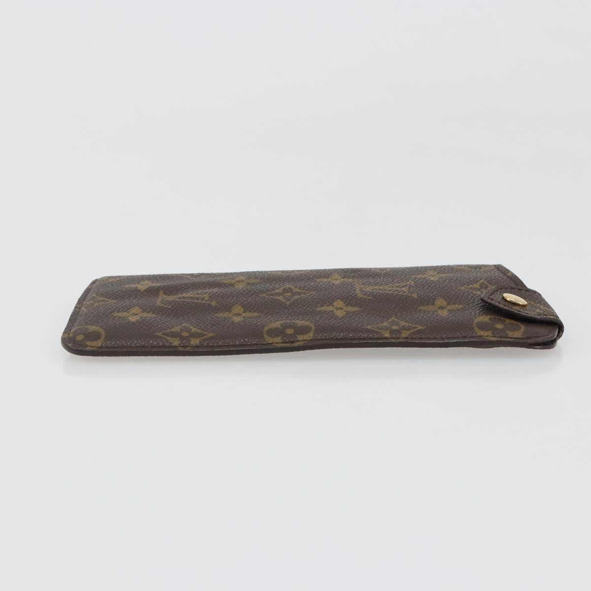 LOUIS VUITTON Monogram Etui Lunette MM Glasses Case M66544 LV Auth 187308V