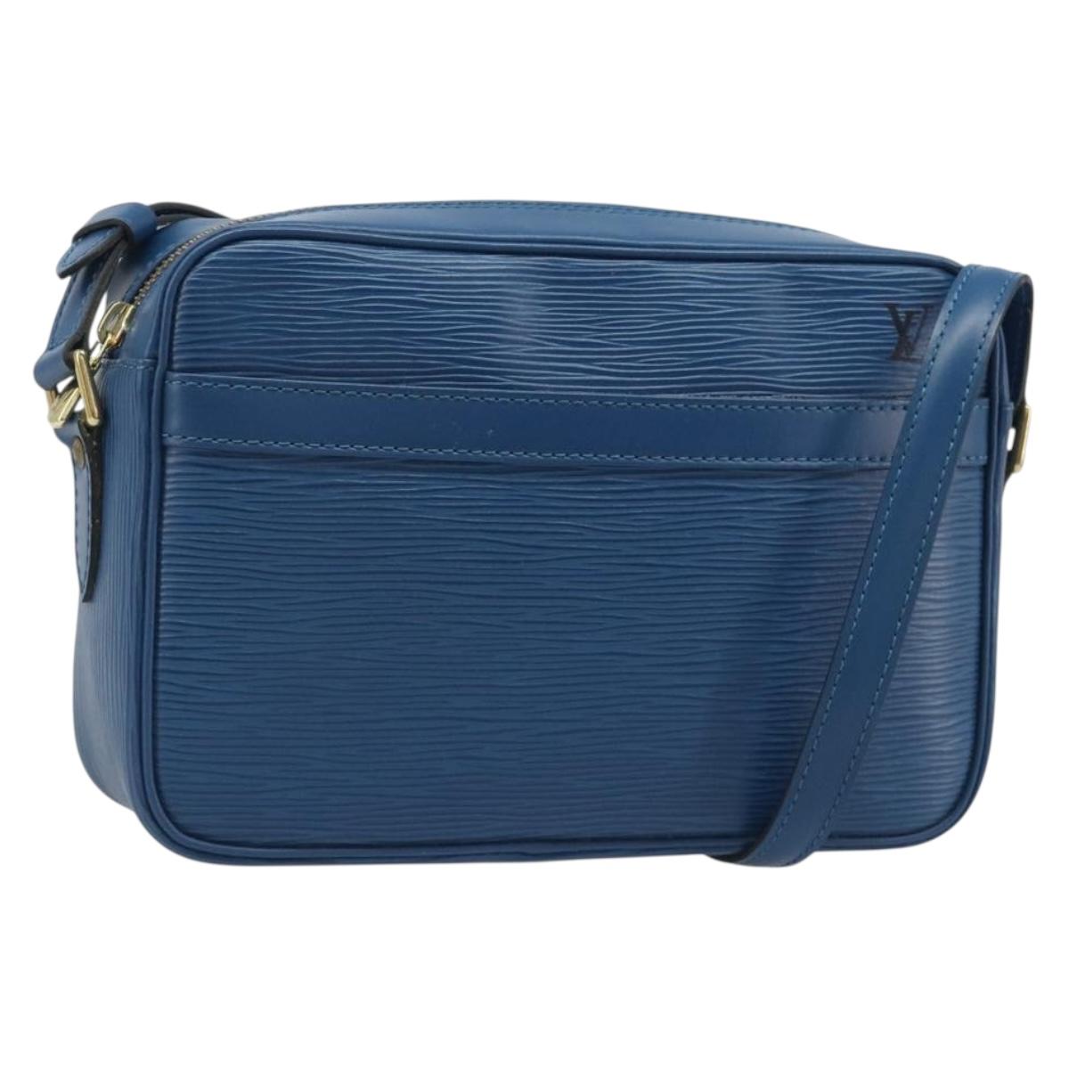 LOUIS VUITTON Epi Trocadero 23 Shoulder Bag Blue M52305 LV Auth 187309A