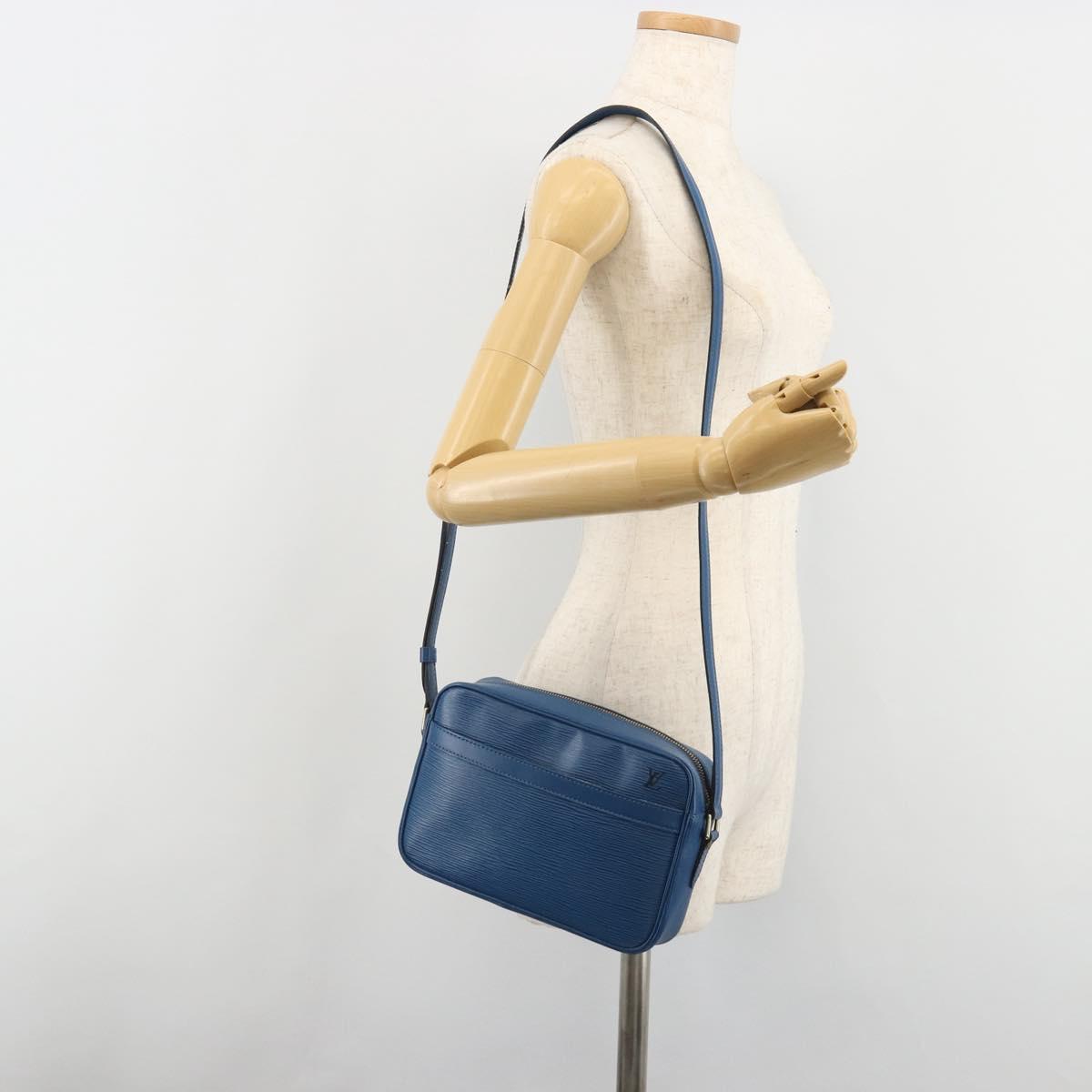 LOUIS VUITTON Epi Trocadero 23 Shoulder Bag Blue M52305 LV Auth 187309A