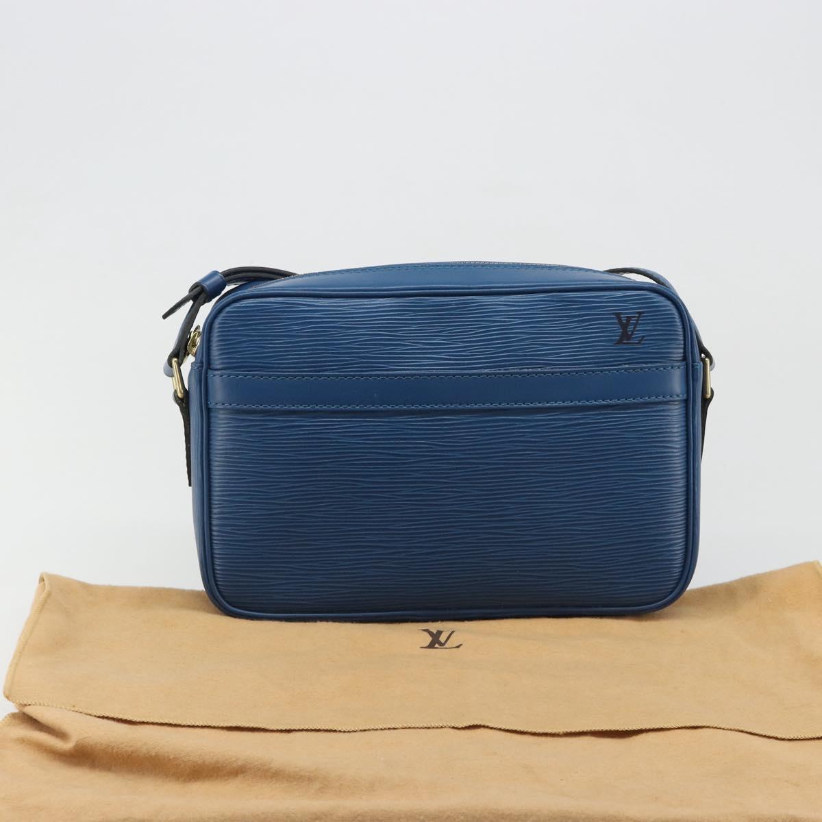 LOUIS VUITTON Epi Trocadero 23 Shoulder Bag Blue M52305 LV Auth 187309A