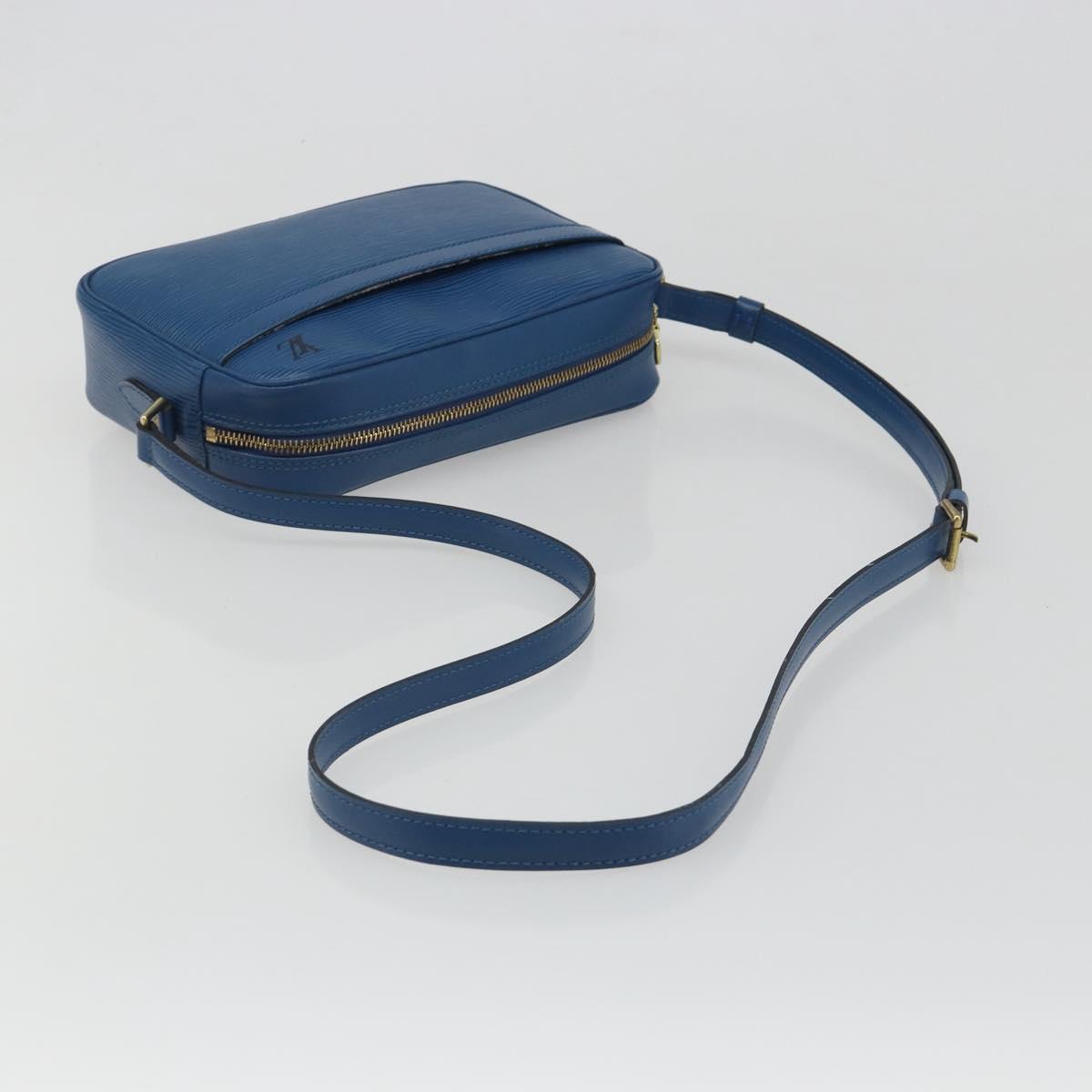 LOUIS VUITTON Epi Trocadero 23 Shoulder Bag Blue M52305 LV Auth 187309A