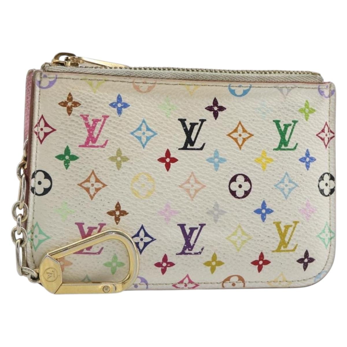 LOUIS VUITTON Monogram Multicolor Pochette Cles NM Purse M93734 Auth 187314