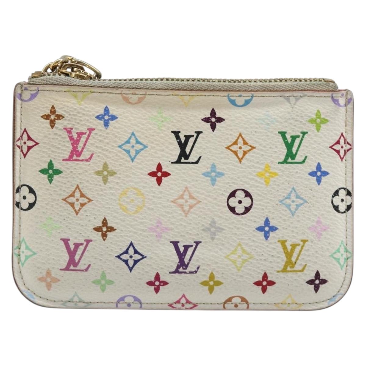 LOUIS VUITTON Monogram Multicolor Pochette Cles NM Purse M93734 Auth 187314