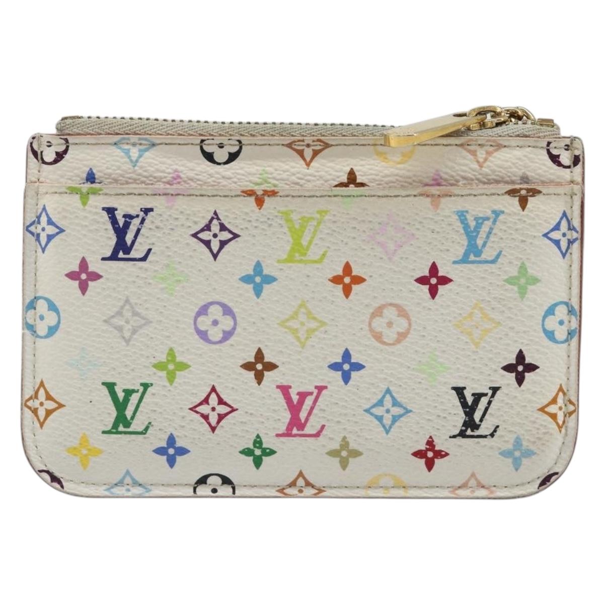 LOUIS VUITTON Monogram Multicolor Pochette Cles NM Purse M93734 Auth 187314