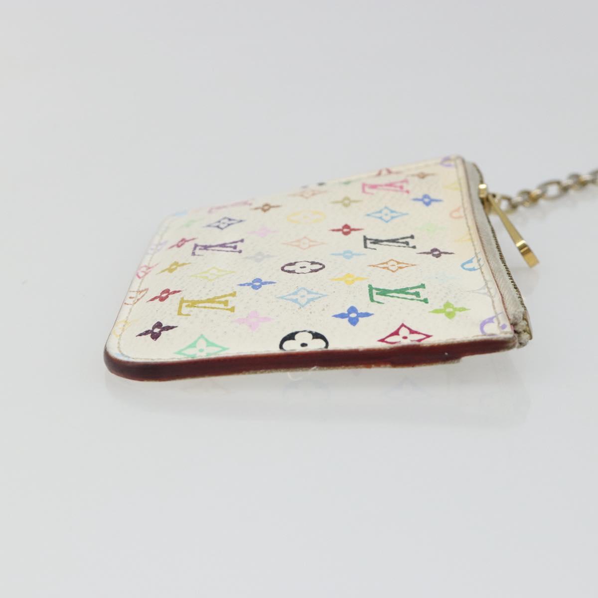 LOUIS VUITTON Monogram Multicolor Pochette Cles NM Purse M93734 Auth 187314