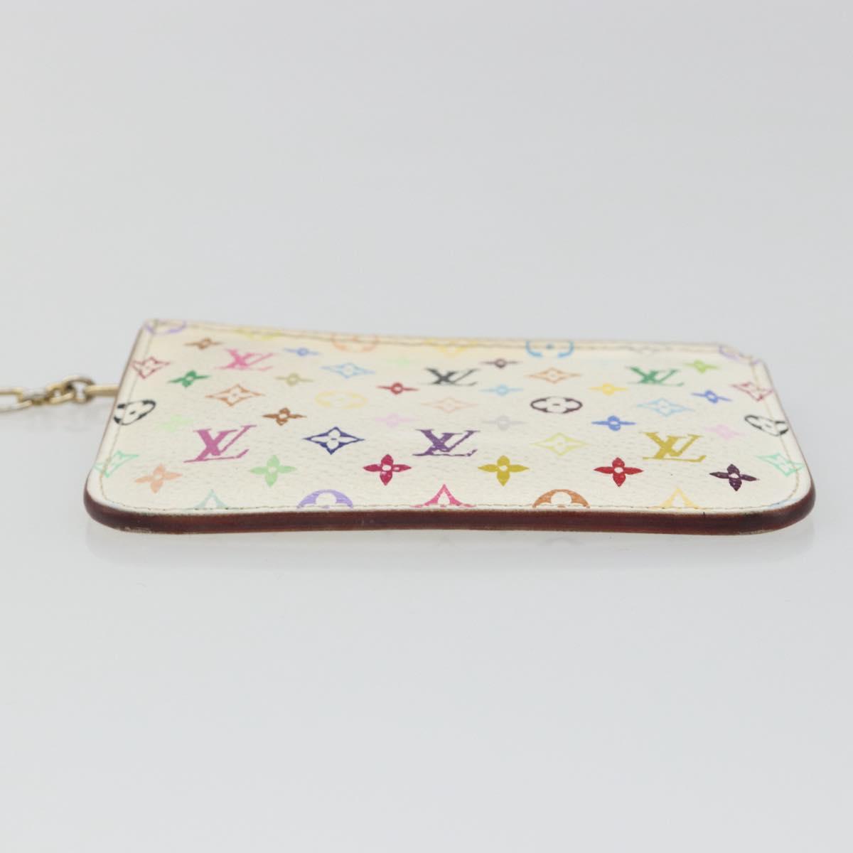 LOUIS VUITTON Monogram Multicolor Pochette Cles NM Purse M93734 Auth 187314