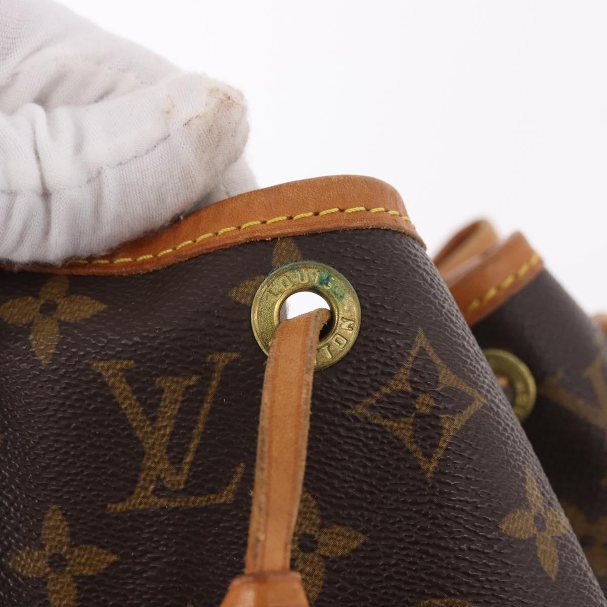 LOUIS VUITTON Monogram Petit Noe Shoulder Bag M42226 LV Auth 187315V