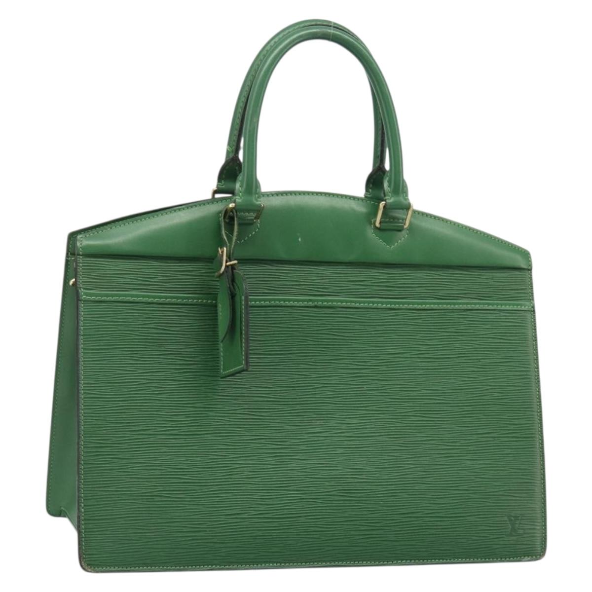 LOUIS VUITTON Epi Riviera Hand Bag Green M48184 LV Auth 187317