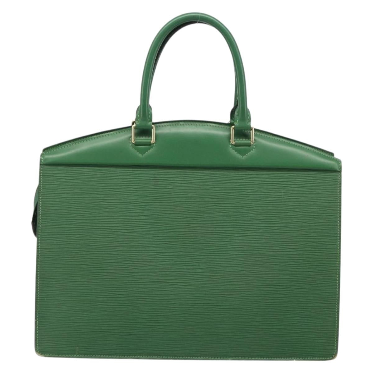 LOUIS VUITTON Epi Riviera Hand Bag Green M48184 LV Auth 187317