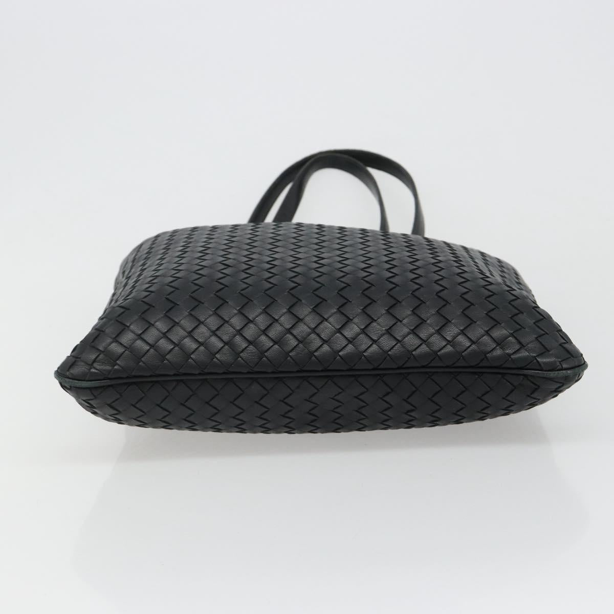 BOTTEGA VENETA INTRECCIATO Tote Bag Leather Black Auth 187347