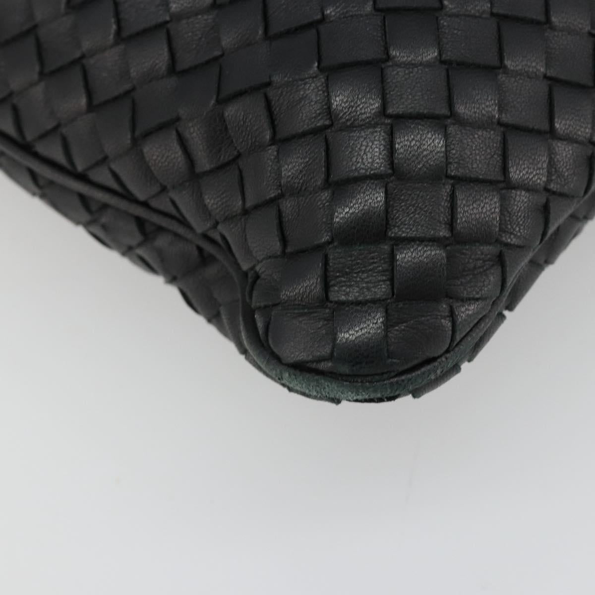 BOTTEGA VENETA INTRECCIATO Tote Bag Leather Black Auth 187347