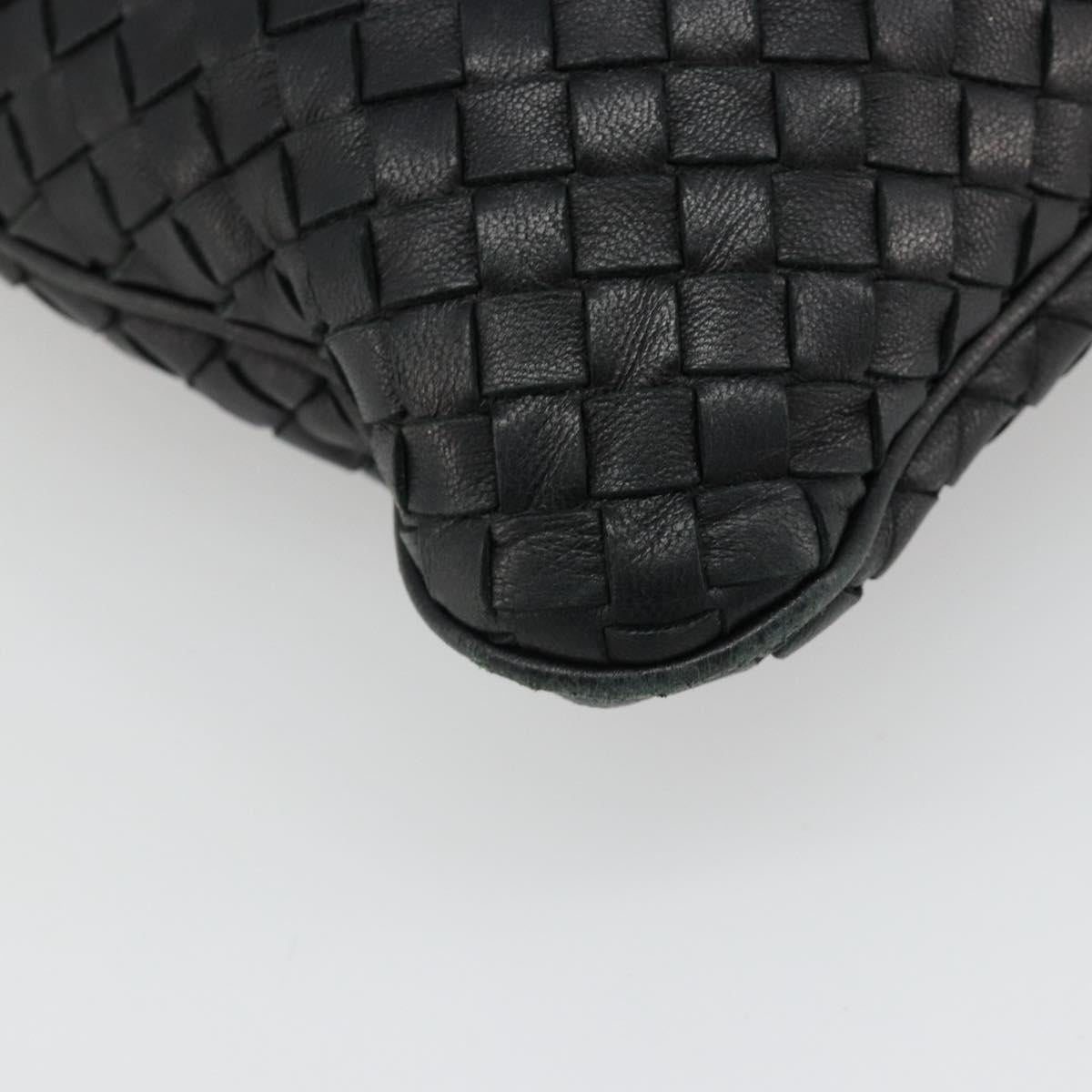 BOTTEGA VENETA INTRECCIATO Tote Bag Leather Black Auth 187347