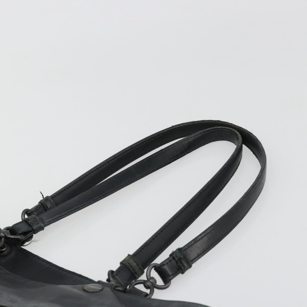 BOTTEGA VENETA INTRECCIATO Tote Bag Leather Black Auth 187347