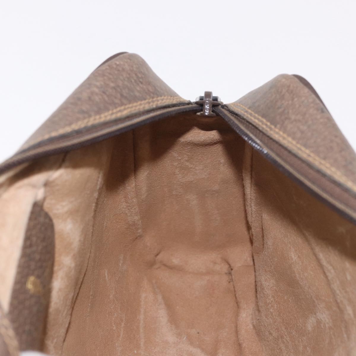GUCCI GG Supreme Web Sherry Line Bag PVC Beige Gold 904 02 004 Auth 187372
