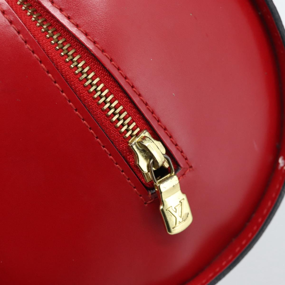 LOUIS VUITTON Epi Soufflot Hand Bag Red M52227 LV Auth 187406A