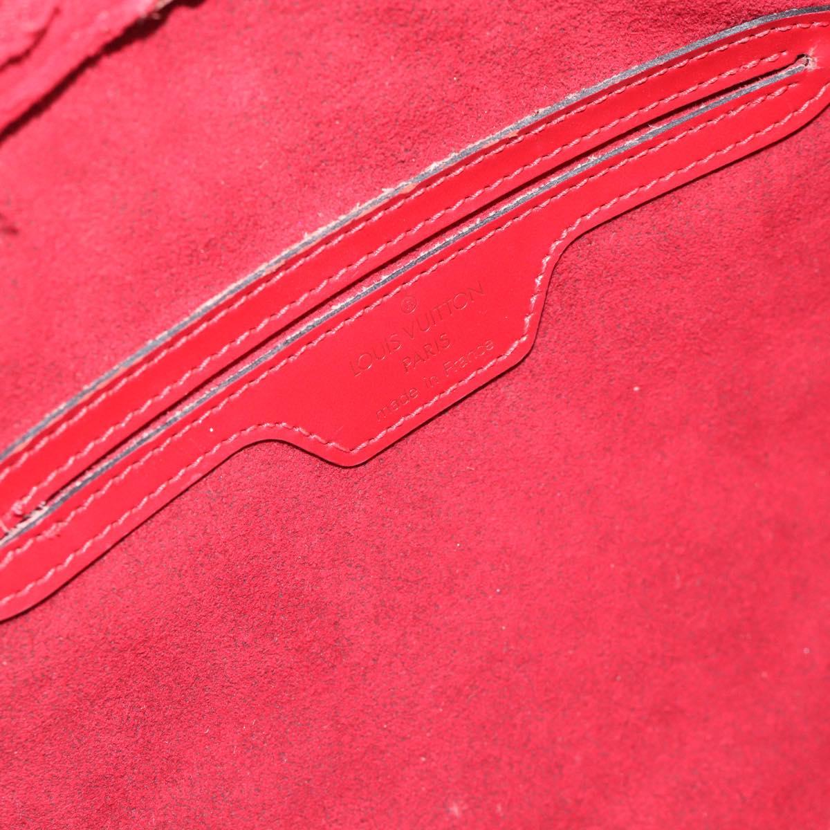 LOUIS VUITTON Epi Soufflot Hand Bag Red M52227 LV Auth 187406A