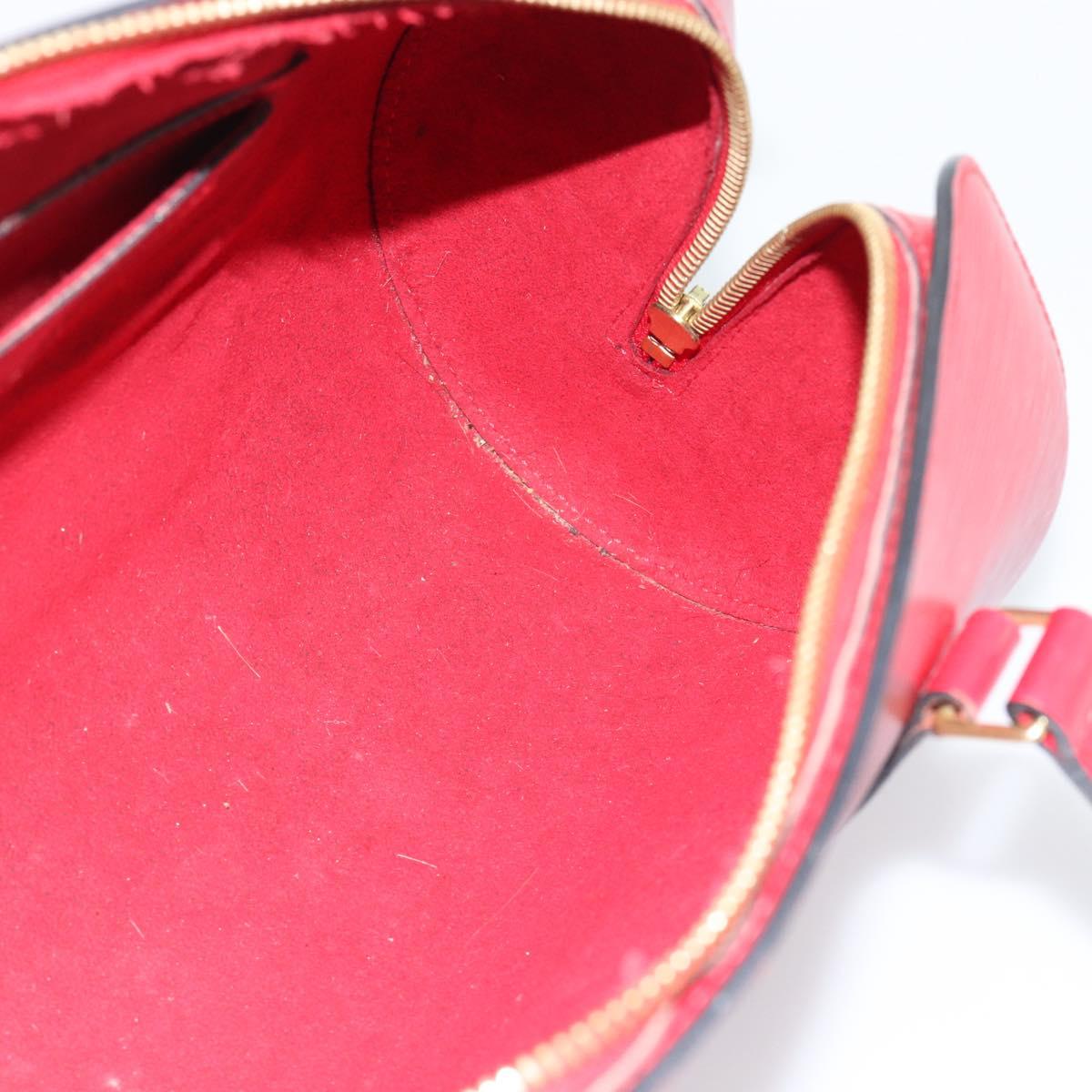 LOUIS VUITTON Epi Soufflot Hand Bag Red M52227 LV Auth 187406A