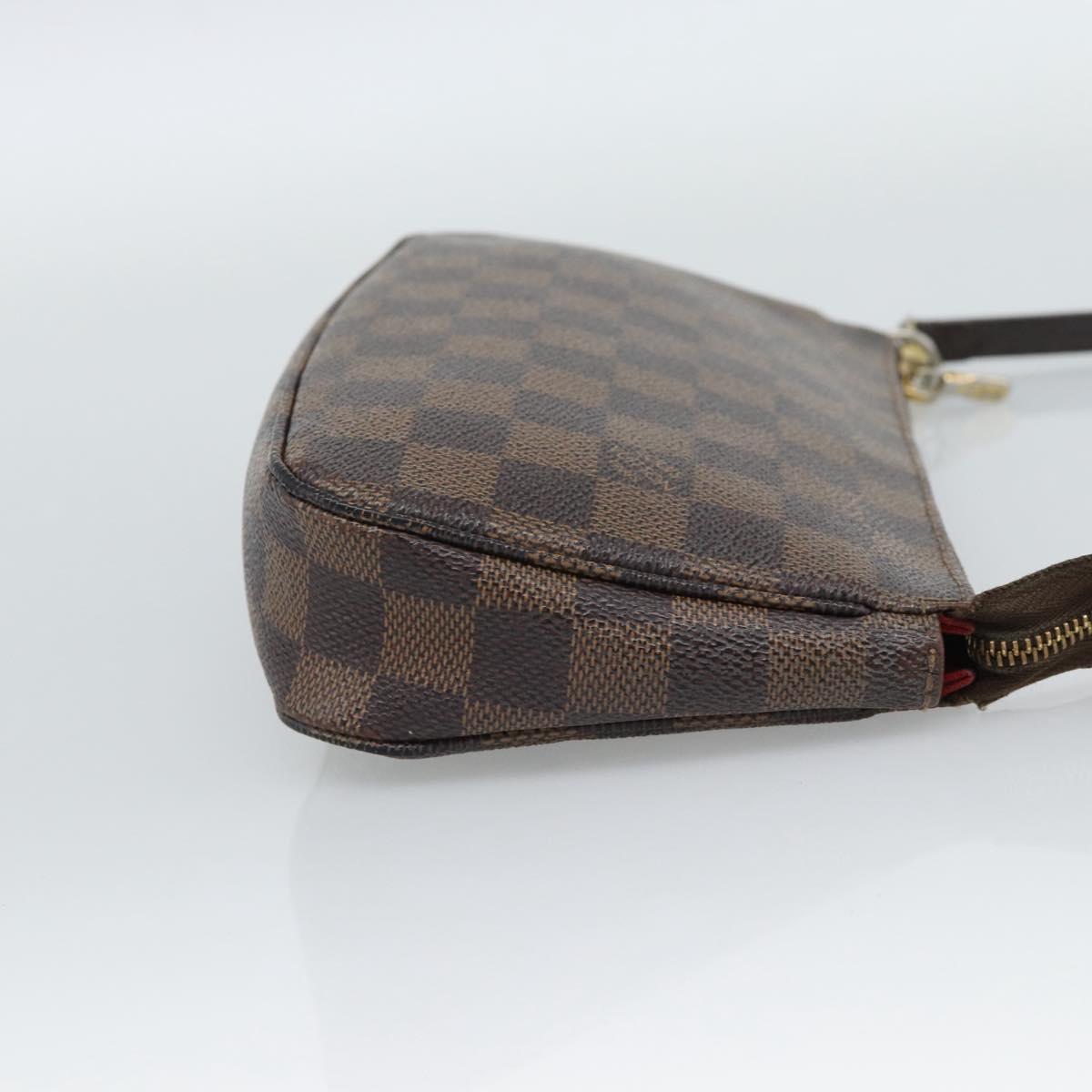 LOUIS VUITTON Damier Ebene Pochette Accessoires Pouch N41206 LV Auth 187411A