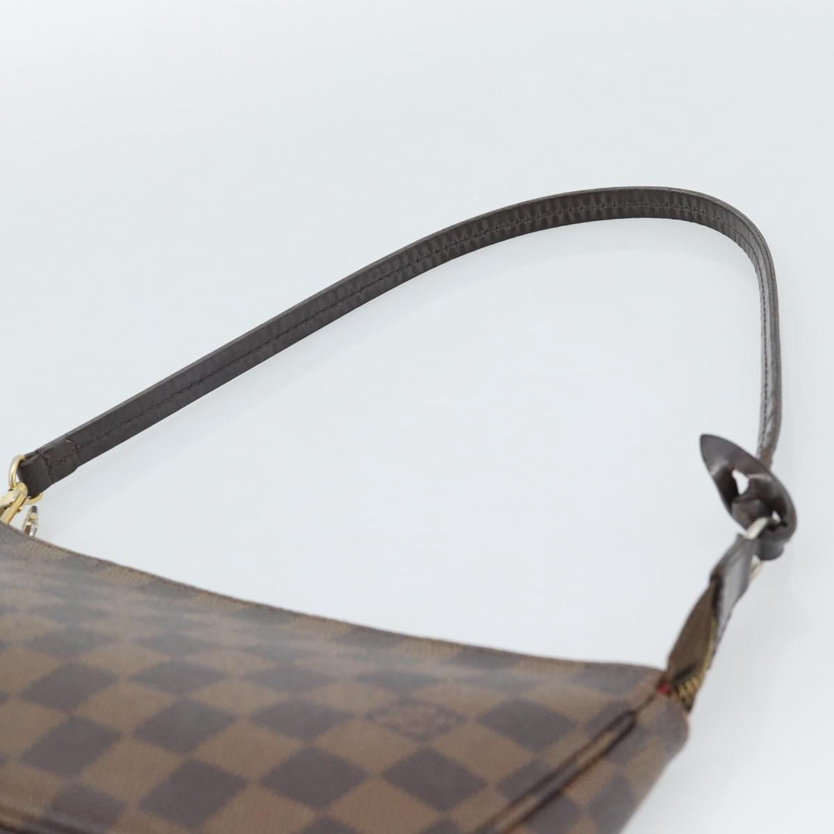 LOUIS VUITTON Damier Ebene Pochette Accessoires Pouch N41206 LV Auth 187411A