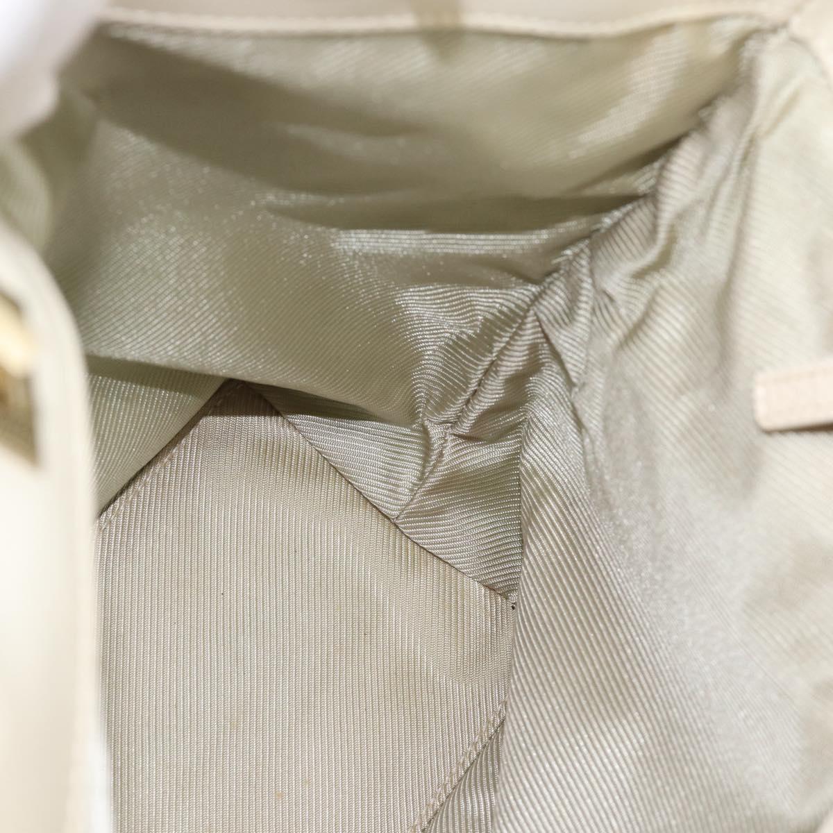 GUCCI GG Canvas Tote Bag Light Blue Gold 002 1099 2404 Auth 187412V