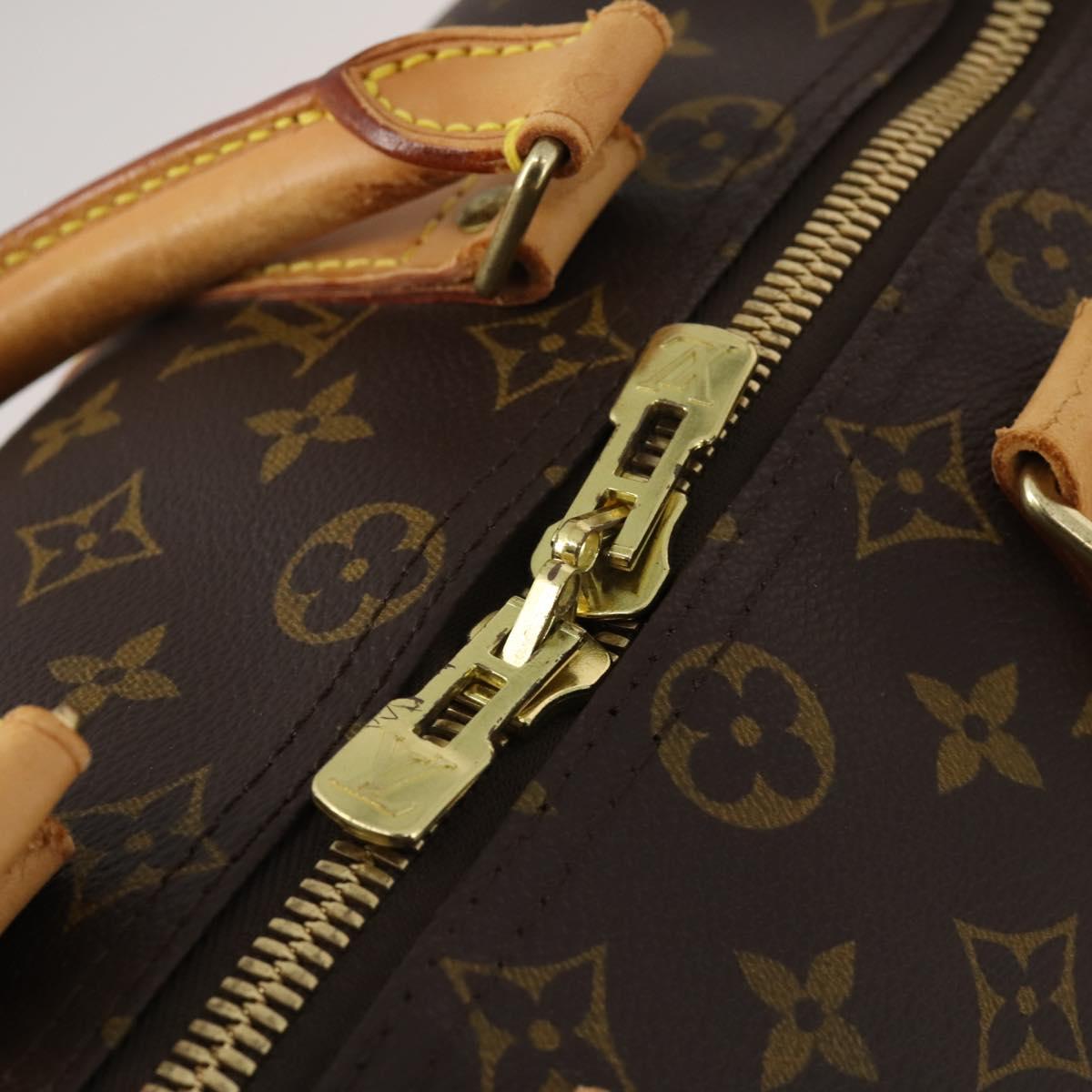 LOUIS VUITTON Monogram Keepall Bandouliere 45 Boston Bag M41418 LV Auth 187418A