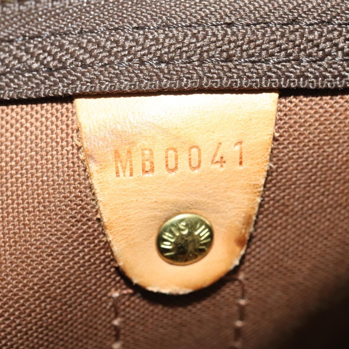 LOUIS VUITTON Monogram Keepall Bandouliere 45 Boston Bag M41418 LV Auth 187418A