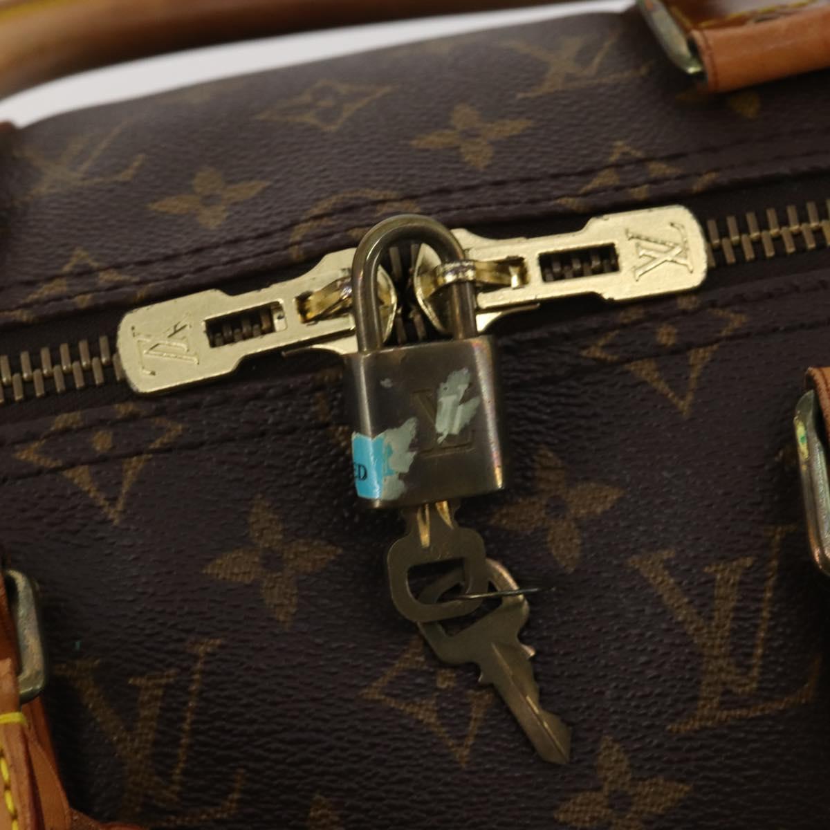 LOUIS VUITTON Monogram Keepall 50 Boston Bag M41426 LV Auth 187419A